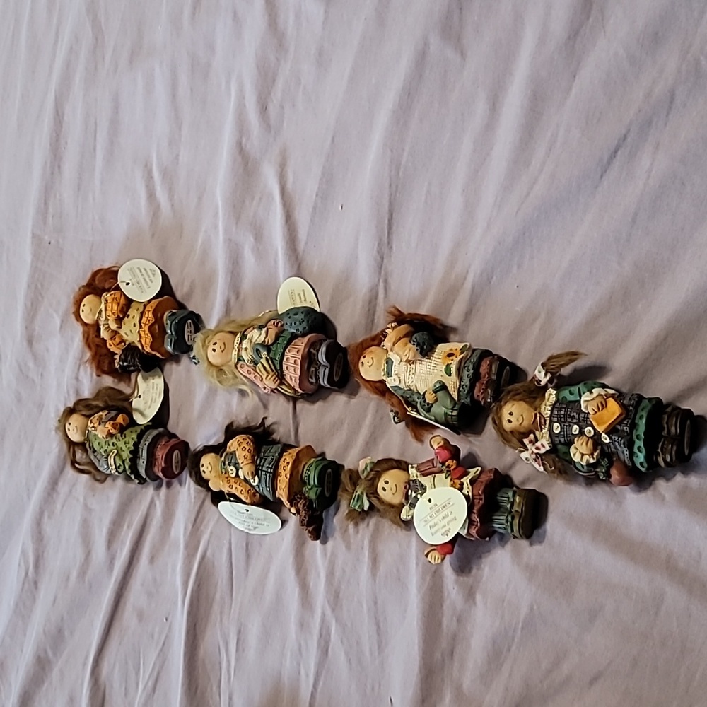 Avon Miniature Dolls - Collection ''All My Children" Series.  ALL 7 Days
